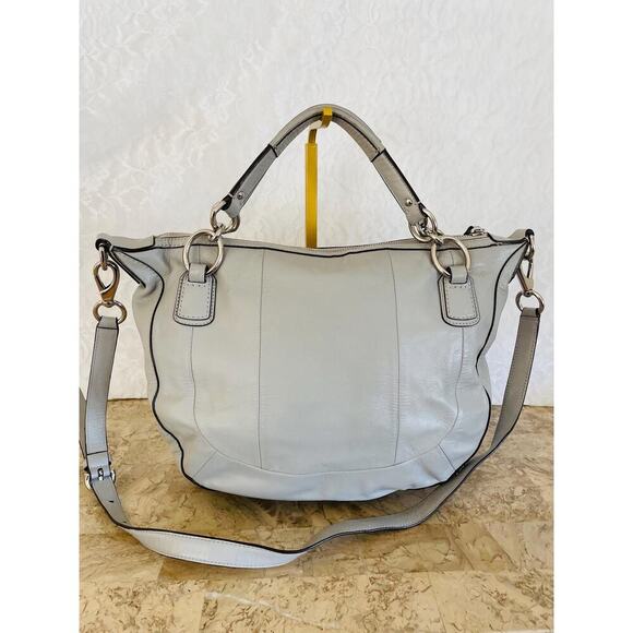 Coach Kristin Woven brown Leather Hobo Crossbody Shoulder Bag Handbag 19312 - Picture 2 of 9